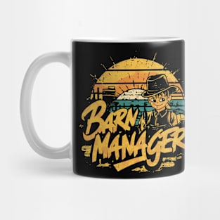 Barn Manager funny Farmer Mug